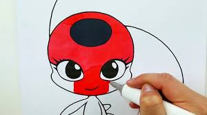 These are small unusual creatures with big heads and able to fly. Miraculous Ladybug Coloring Book Pages Kwami Tikki Plagg Evies Toy House Video Dailymotion