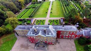 Erddig Aerial View From West Front And Towards The Formal Walled Gardens Aerial View British History Stone Houses