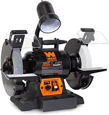 Amazon Com Wen 4280 5 Amp 8 Inch Variable Speed Bench Grinder With Work Light Home Improvement