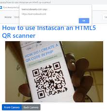 How To Use Instascan An Html5 Qr Scanner How To Install Instascan Plugin Into A Web Project Example Code With A Live Demo Of Instas Qr Scanner Scanner Coding