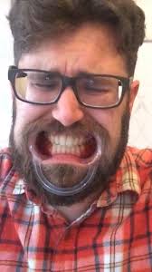 Eating a Carolina Reaper pepper with a mouth piece! Please follow, like,  comment and share! mikejackeatsheat.com #mouthpiece #spicy #spicyfood  #eatingchallenge #pepper #foodchallenge #carolinareaper ...