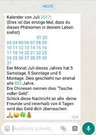Die deutschen chatten am liebsten über whatsapp. Whatsapp Kettenbrief Das Steckt Hinter Dem Historischen Juli Stern De