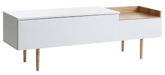 Ikea hemnes tv bank sideboard weiss in 63065 offenbach am main for. Tv Bank Aarup Weiss Eiche Danisches Bettenlager