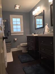 739ada1c932333130aa24e7afc2bd3c0 Jpg 720 960 Pixels Blue Bathroom Paint Dark Blue Bathrooms Bathroom Paint Colors Behr