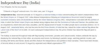 In new delhi, after the president of india hoists our. Write An Essay On Independence Day Celebration In School