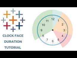 tableau clock face duration chart tutorial youtube