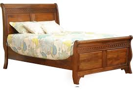 Upholstered bed with footboard shoprite delivery. Millcraft Eminence Traditional Queen Sleigh Bed With Tall Footboard Wayside Furniture Sleigh Beds