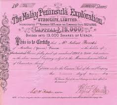 When a company wants to raise equity, it cannot simply sell off pieces of the company to the highest bidder. Nonvaleurs Blog The Malay Peninsula Exploration Syndicate