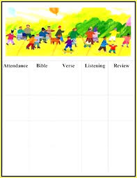 Abundant Attendance Chart Ideas For Sunday School Sunday