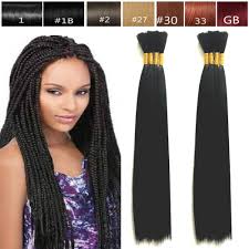 Get the best collection for good synthetic hair for braiding, synthetic braiding hair colors, buy synthetic braiding hair online at expressbeautyonline.com. Amazon Com Hot Selling Yaki Bulk Braiding Hair Human Hair Blend Braids Hair Extensions For Twists Us Seller Length 18 2 Pack Deals Color 1 Jet Black Beauty
