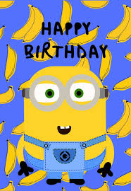 Saved by the scrap shoppe. Printable Minions Birthday Cards Printbirthday Cards