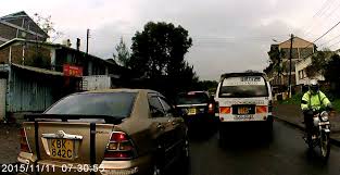 A TYPICAL SOUTH B MORNING The TelAviv Matatu NOT overtaking but driving