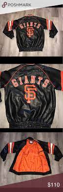Vintage Mlb San Francisco Giants Leather Jacket Jackets Leather Jacket Leather Jacket Men