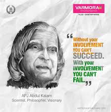 Without Your Involvement You Can T Succeed With Your Involvement You Can T Fail Apj Abdul Kalam Abdulkalam Happy Birt Kalam Quotes Abdul Kalam Visionary