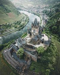 The preserved romanesque fragments of the building testify to the existence of the castle as early as the 9th century. A Birds Eye View Of Cochem Castle Germany By Rogercollins2 On Deviantart