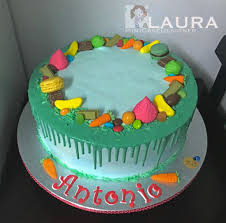 Torta Tema Bing Di Antonio Prima Di Aggiungere I Personaggi Y Torte Bing