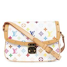 Louis vuitton nano speedy handbag crossbody 2020 w/box, dust cover and receipt! Louis Vuitton Multicolor Monogram White Sologne Cross Body Bag Labellov Buy And Sell Authentic Luxury