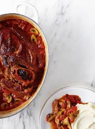 Braised Pork Roast With Mushrooms And Tomatoes Recipe Braised Pork Cooking Meat Food