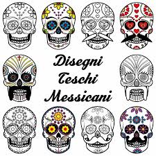 Materiale Creativo Con Teschi Messicani Da Non Perdere Disegno Teschio Teschi Messicani Teschi