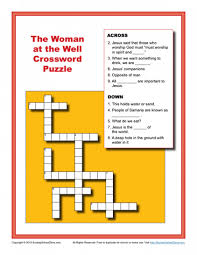They're good for readers of any level to review bible stories while having a great time! Bible Crossword Puzzles Bible Lesson Activities For Children