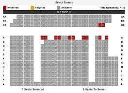 Cineplex Seating Chart