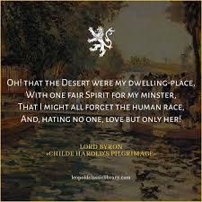 Wonderful Romantic Lines From Childe Harold S Pilgrimage By Lord Byron Lordbyron Classicliterature Romanticism Le Pilgrimage Harold S Classic Literature
