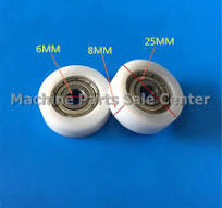 10pcs 6*25*8mm F type plastic nylon package pulley with bearing 626  Polyurethane for flat Flat roller wheel - AliExpress 13