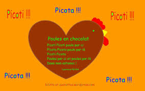 Poule En Chocolat Picoti Picota Comptines Poule Chanson De Noel