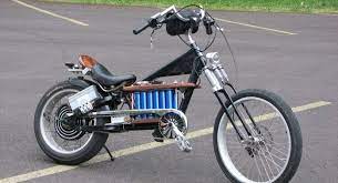 Electric Choppers Of Oregon Rear Hub Motor And Large Battery Pack Consisting Of Headway Cells Electric Bike E Electric Electric Motorcycle