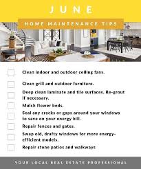 June Home Maintenance Tips Checklist Home Maintenance Home Maintenance Schedule Home Maintenance Checklist