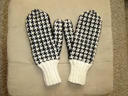 Ravelry Houndstooth Check Mittens Pattern By Sarah H Arnold