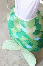 Homemade Mermaid Costume Mama Papa Bubba Homemade Mermaid Costumes Mermaid Costume Kids Blonde Halloween Costumes