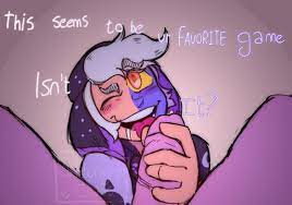 1boy adult balls big penis blowjob creature disney disney channel  disney xd gay gay sex hungry chaos magic male male only moon naked older  male penis purple body purple