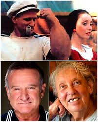 Robin Williams and Shelley Duvall in the 1980 film Popeye