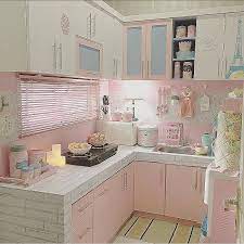 Desain Dapur Shabby Chic Terbaru Kitchen Design Decor Pink Kitchen Decor Pink Kitchen