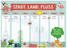 Hier können sie gratis vorlagen für das quizspiel downloaden. Stadt Land Fluss Spiel Kaufen Spielwaren Thalia