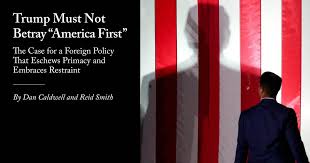 Trump Must Not Betray “America First ...