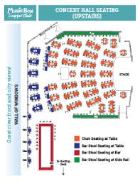 Seating Charts Music Box Supper Club