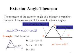 Chapter 5 Review Perpendicular Bisector Angle Bisector Chapter 5 Review Per Script Type Applicati Exterior Angles Theorems Alternate Exterior Angles