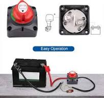 Dual Battery Selector Switch Disconnect for Marine Boat Rv Vehicles  1-2-Both-Off