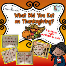 Maybe you would like to learn more about one of these? Speech Therapy After Thanksgiving Activity What Did You Eat Autism Visual