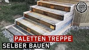 Wenn sie eine bautreppe benötigen, ist der selbstbau aus holz also sicherlich die günstigste alternative. Treppe Aus Holz Selber Bauen Holztreppe Anleitung Paletten Treppe Diy Upcyling Youtube