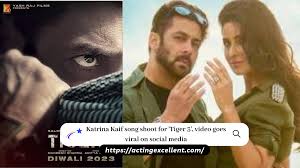 Katrina Kaif Song Shoot For 'Tiger 3', Video Goes Viral On Social Media -  Acting Excellent