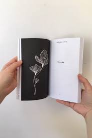 Black And White Poem Book Let Your Heart Bloom Again In 2020 Poetry Book Design Poem Design Poetry Design