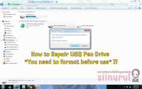 Kat phone semua elok je ada wifi tu. Tutorial How To Repair Usb Pendrive You Need To Format Before Use Sii Nurul Menulis Untuk Berkongsi