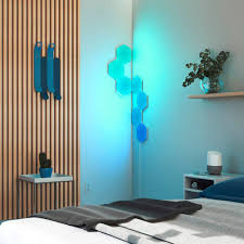 Nanoleaf Shapes Hexagons Smarter Kit 7 Panels Multicolor Nl42 7003hx 7pk Best Buy In 2021 Nanoleaf Lights Light Panels Loft Inspiration