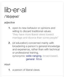Liberal General Knowledge Liberal Views Adjectives