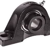 Timken Rao1 11/16 Ball Bearing Pillow Block, 2 Bolt Holes, Relubricatable,  Non-Expansion, Cast Iron, Eccentric Safety Collar, Steel Insert, Inch, ...