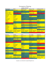 Find out which herbs and vegetables grow well together, which herbs to plant together, and which herbs go with which foods. Companion Planting Chart 6 Free Templates In Pdf Word Excel Download