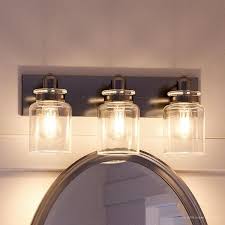 Shop Luxury Modern Farmhouse Bathroom Vanity Light 8 6 H X 21 6 W With Industrial Style Brushed Nickel Finish By Urban Ambiance Overstock 28670636